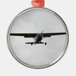 Reims Cessna på finaler Julgransprydnad Metall