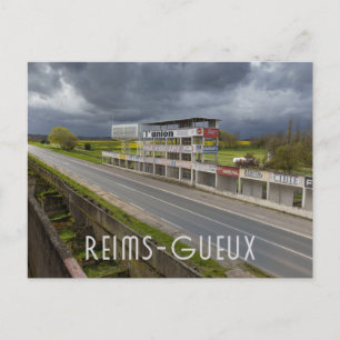 Reims-Gueux Tävling-krets, Frankrike Vykort