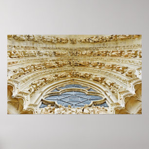 Reims katedral, Frankrike Poster