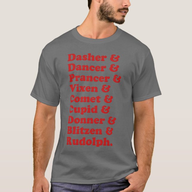Rein Namn-gåva T Shirt (Framsida)
