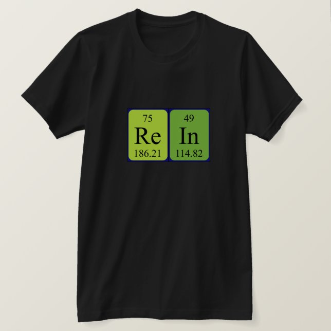 Rein Periindisk skjorta bord namn T-shirt (Design framsida)