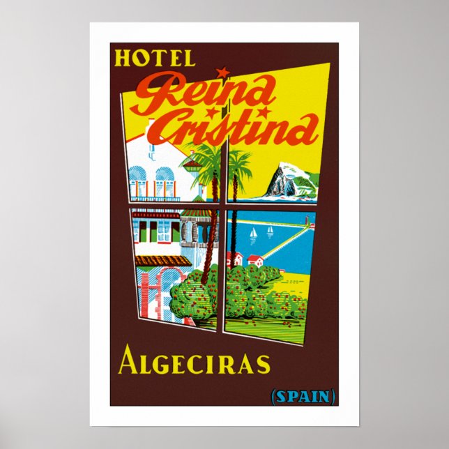 Reina Cristina ~ Algeciras Poster (Framsidan)