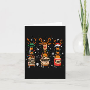 Reinbeers Funny Reindeer Beer jul Drinking X Kort