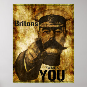 Reinbillad Lord Kitchener Wants du Poster