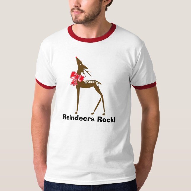 Reindeer-1 rensten! tee (Framsida)