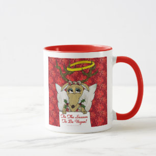 Reindeer Angel är säsongen för Vegan Mugg
