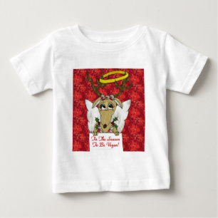 Reindeer Angel är säsongen för Vegan T-shirt