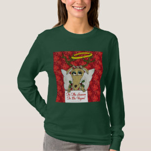 Reindeer Angel är säsongen för Vegan T-shirt