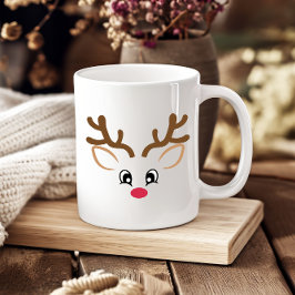 Reindeer Ansikte ’Hans’-kaffe Mugg Kopp