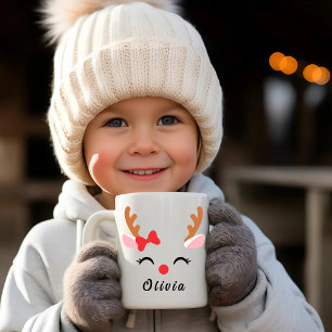 Reindeer Ansikte mugg Anpassningsbar Reindeer ju