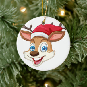 Reindeer Ansikte Ornament