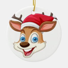 Reindeer Ansikte Ornament