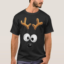 Reindeer Ansikte Ugly jul Pajamas Julafton Season T Shirt