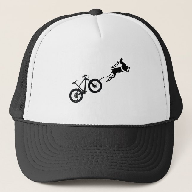 Reindeer Antler Mountain Bike Christmas rider  Keps (Framsida)