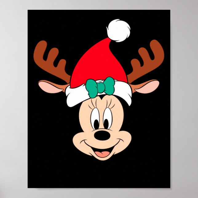 Reindeer Antlers Santa Hat  Poster (Framsidan)
