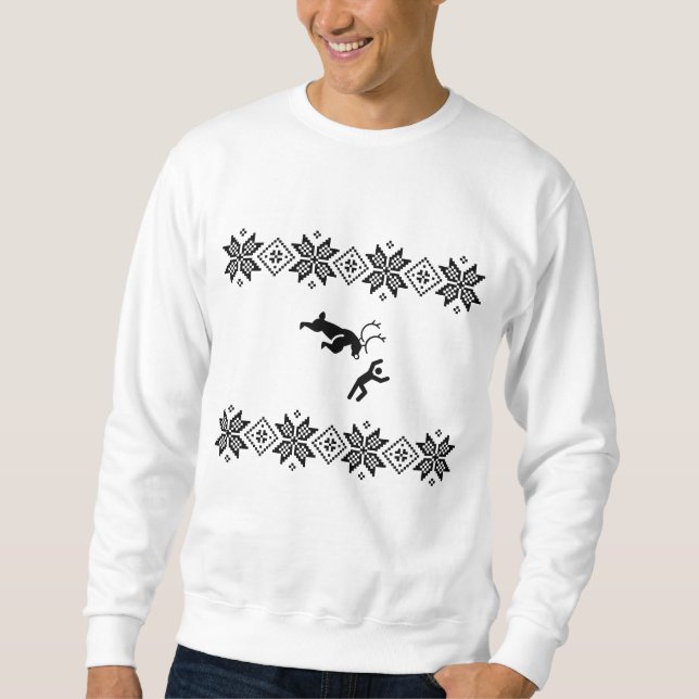 Reindeer Attack Sweatshirt (Framsida)