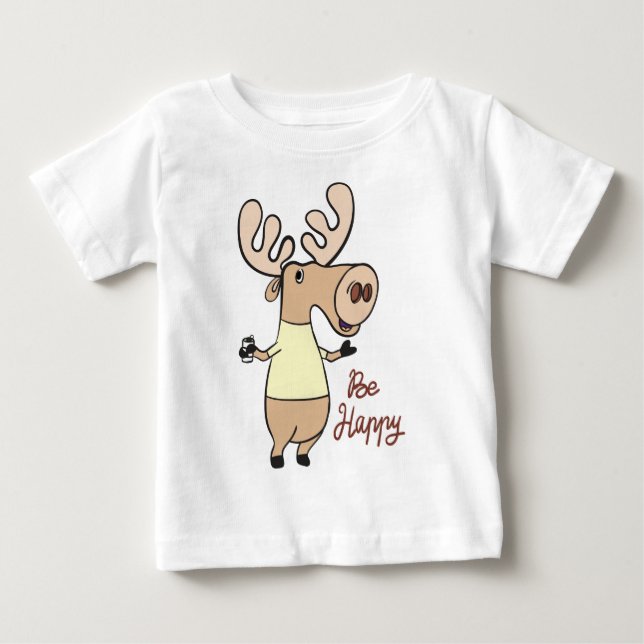 Reindeer baby t shirt (Framsida)