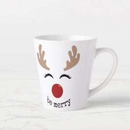 REINDEER BE MERRY LATTE MUGG