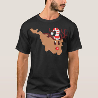 Reindeer Bremen jul Reindeer Antlers T Shirt