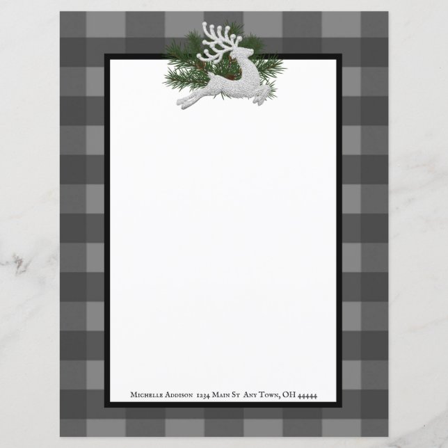 Reindeer Buffalo Play Stationery (Framsida)