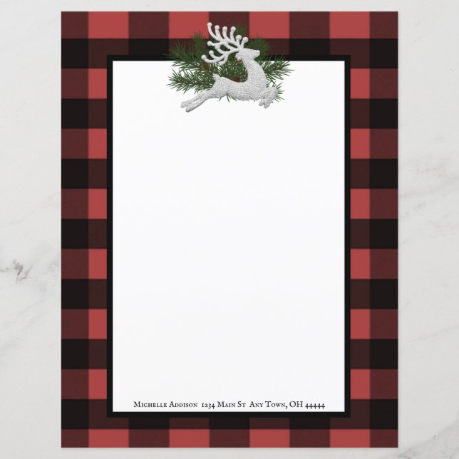 Reindeer Buffalo Play Stationery (Framsida)