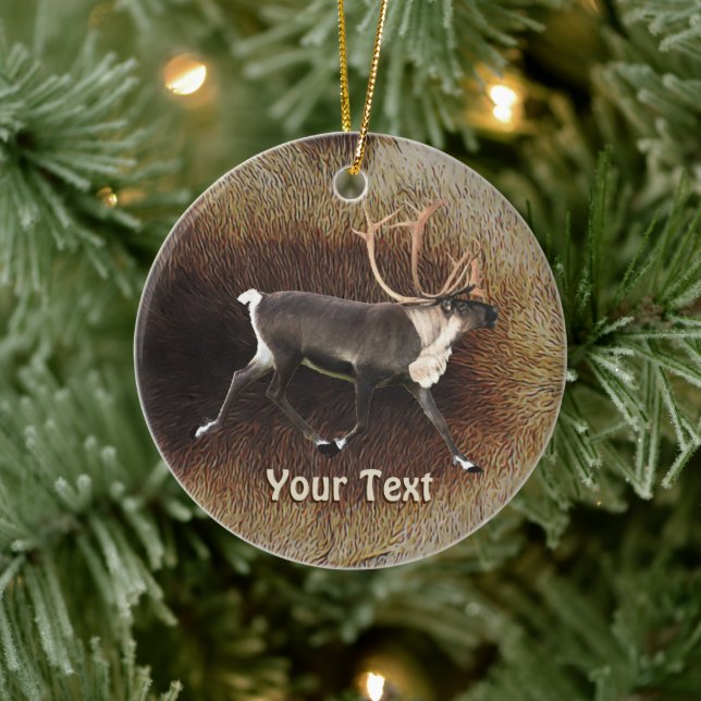 Reindeer - Bull Västindiou Julgransprydnad Keramik (Träd)
