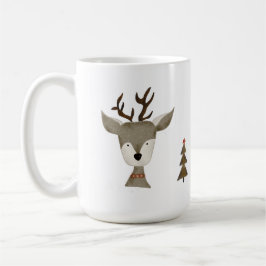Reindeer Coffee Mugg | Helgdag | 15 oz | Keramik