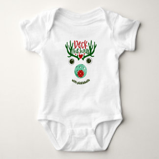 Reindeer Deck'Halls med Picklebollar jul T Shirt