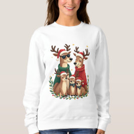 Reindeer Family-julshirt T Shirt