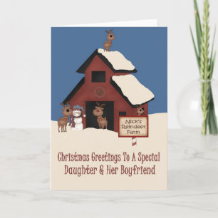 Reindeer Farm Dotter & Boykompis Jul Helgkort