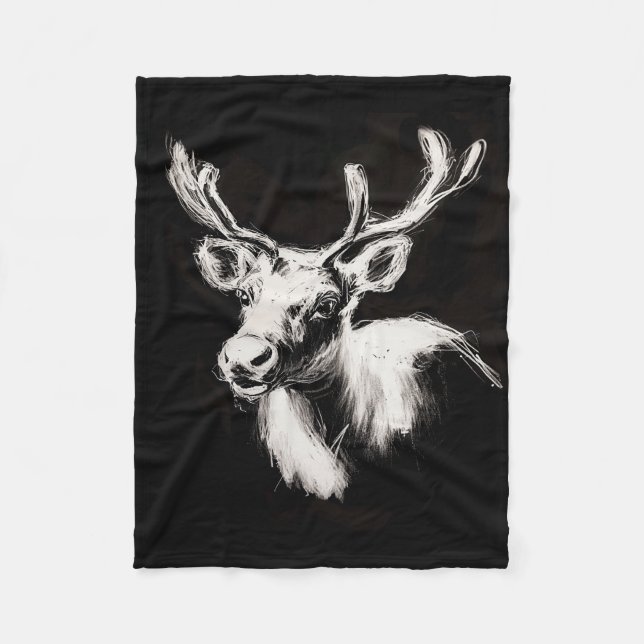 Reindeer fleece filt (Framsidan)