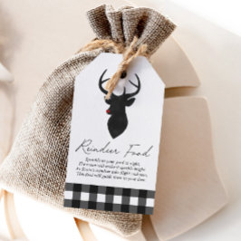 Reindeer Food Kids Presentetikett