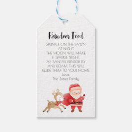 Reindeer Food Personlig Gift Märkre Presentetikett