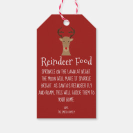 Reindeer Food Presentetikett