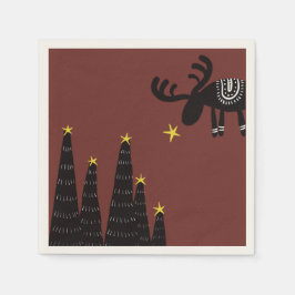 Reindeer found the star pappersservett