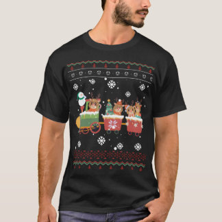 Reindeer Funny jul Ugly T Shirt