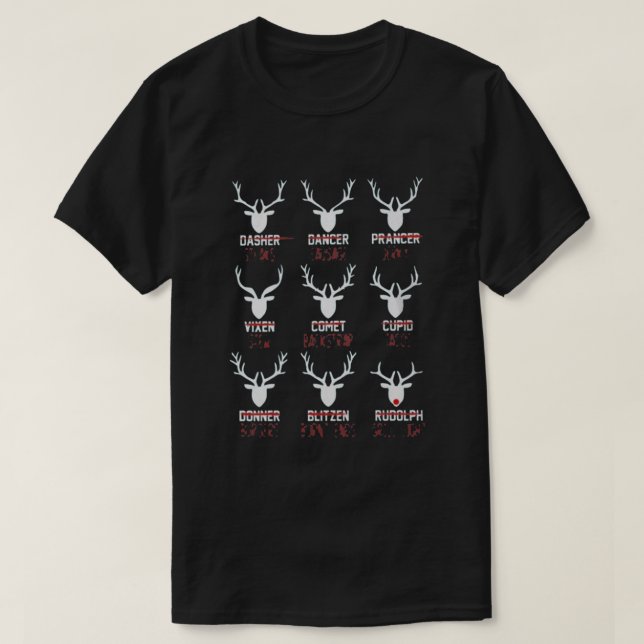 REINDEER GAMES CHRISTMAS T SHIRT (Design framsida)