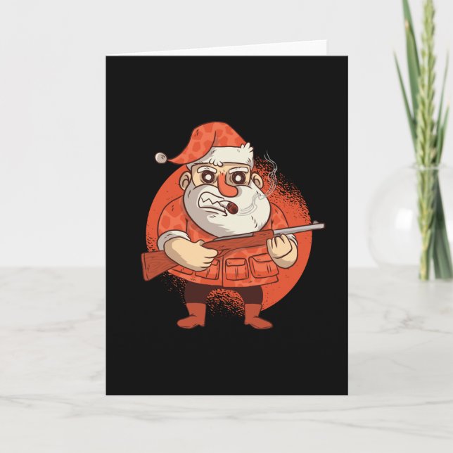 Reindeer Games - Santa Hunting Rudolph Kort (Framsida)