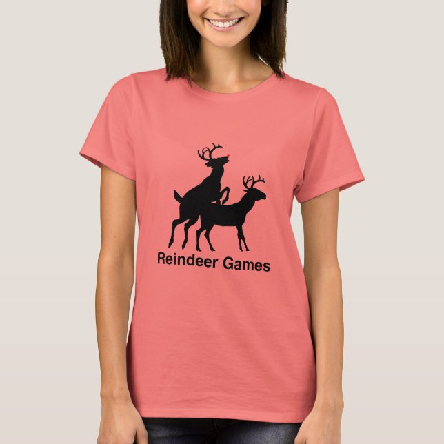 Reindeer Games T Shirt (Framsida)