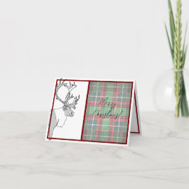 Reindeer God jul Play Anpassade Kort