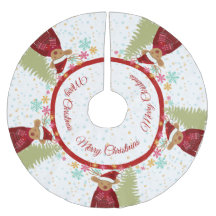 Reindeer Gräs Träd Snowflake Cute Jul