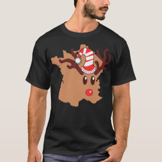 Reindeer Head Frankrike Reindeer Antlers Antlers T Shirt