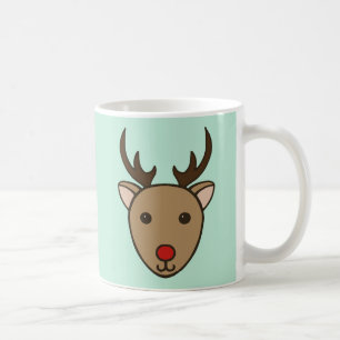 Reindeer Helgdag Coffee Mugg