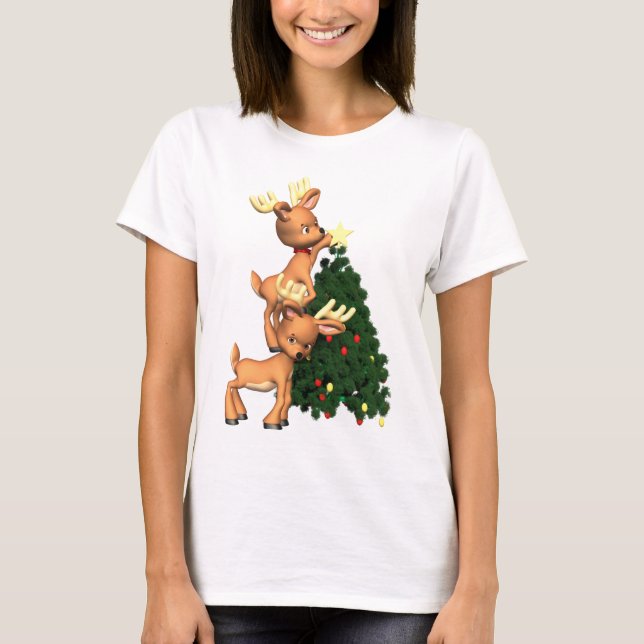 Reindeer Helpers T-Shirt (Framsida)