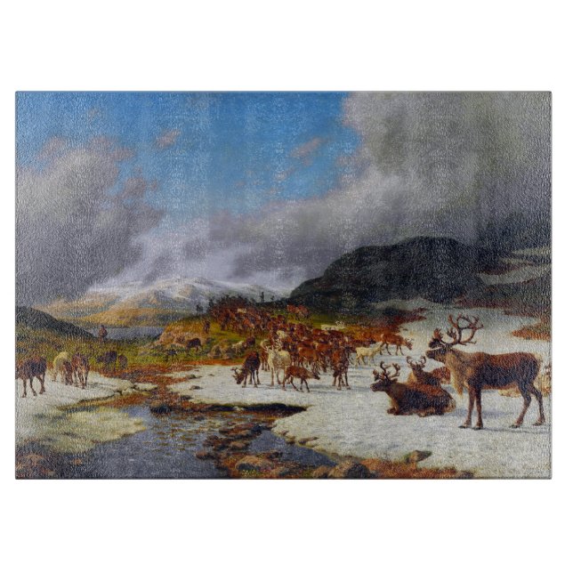 Reindeer Herd i bergen norr om Røros (Framsidan)