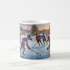 Reindeer Hockey, Coffee Mug Kaffemugg
