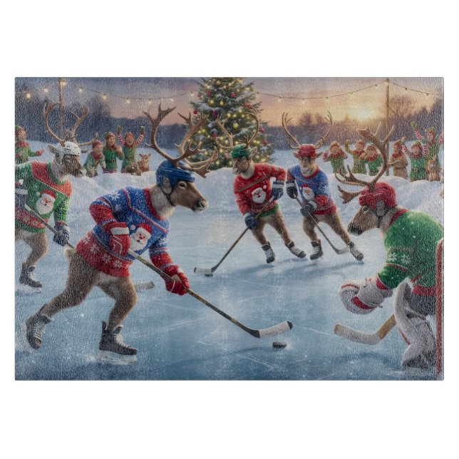 Reindeer Hockey, Cutting Board (Framsidan)