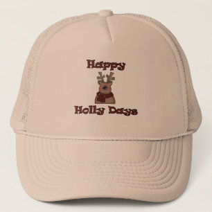 Reindeer Holly Days Tshirts och Gifts Keps