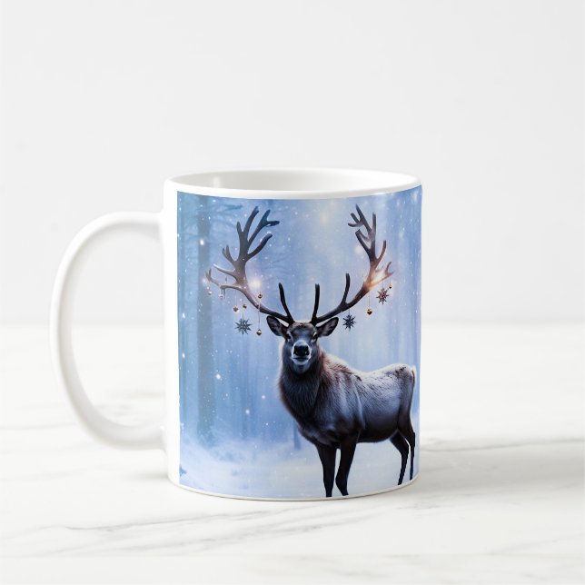 Reindeer i Magic Forest Coffee Mugg (Vänster)