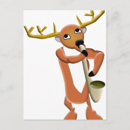 Reindeer Jazz Vykort